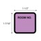 Nevs Printed Chart Labels - Room No 1-7/16" x 1-1/2" Violet w/Black NRBP-S-VIOLET - alternate 2